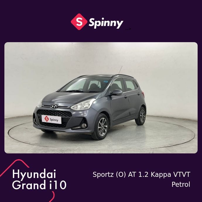 2017 Hyundai Grand i10 Sportz (O) AT 1.2 Kappa VTVT
