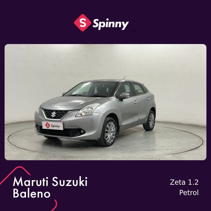 2017 Maruti Suzuki Baleno Zeta 1.2