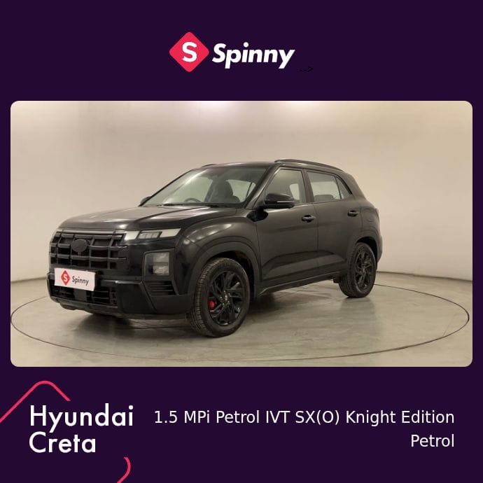 2025 Hyundai Creta 1.5 MPi Petrol IVT SX(O) Knight Edition