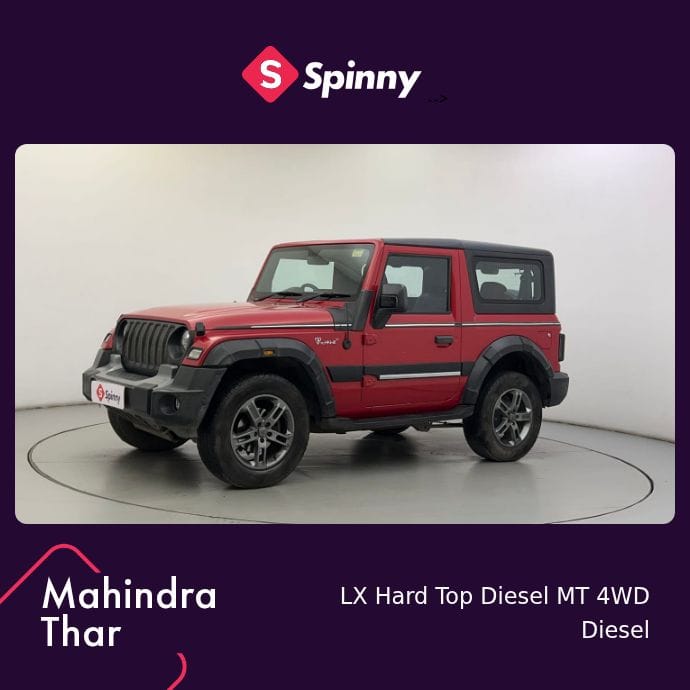 2021 Mahindra Thar LX Hard Top Diesel MT 4WD 2021 Mahindra Thar LX Hard Top Diesel MT 4WD