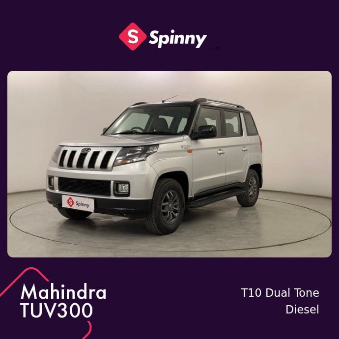 2018 Mahindra TUV300 T10 Dual Tone