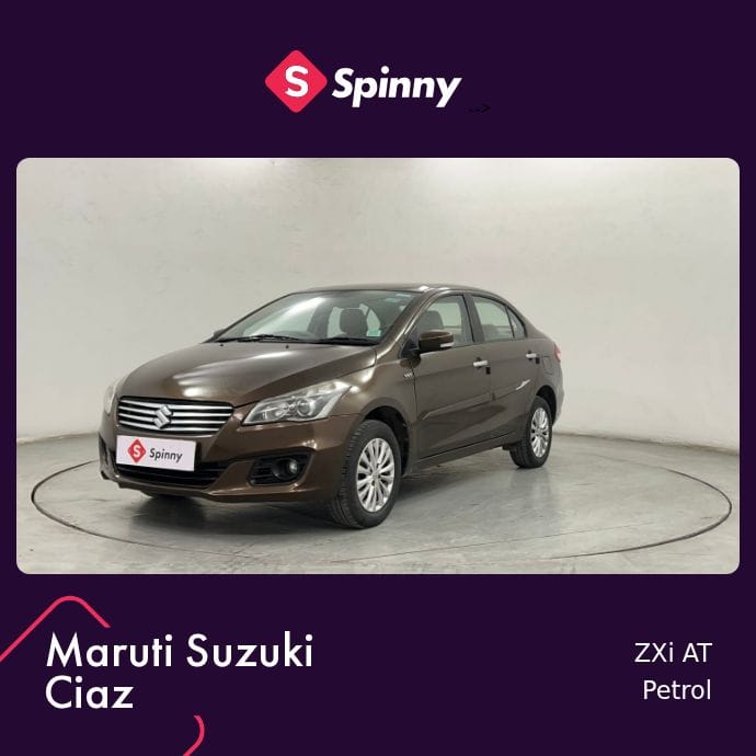 2016 Maruti Suzuki Ciaz ZXi  AT