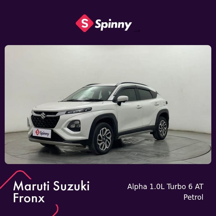 2024 Maruti Suzuki Fronx Alpha 1.0L Turbo 6 AT 2024 Maruti Suzuki Fronx Alpha 1.0L Turbo 6 AT