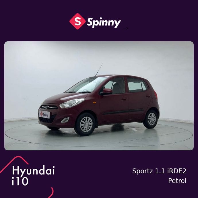 2013 Hyundai i10 Sportz 1.1 iRDE2 2013 Hyundai i10 Sportz 1.1 iRDE2