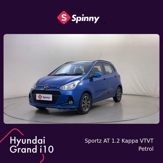 2018 Hyundai Grand i10 Sportz AT 1.2 Kappa VTVT 2018 Hyundai Grand i10 Sportz AT 1.2 Kappa VTVT
