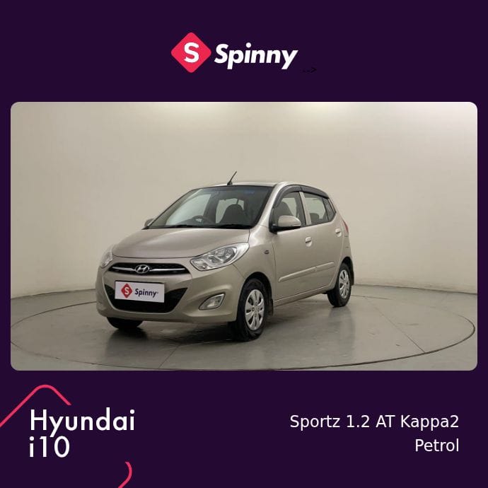 2011 Hyundai i10 Sportz 1.2 AT Kappa2