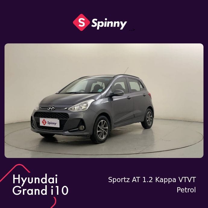 2018 Hyundai Grand i10 Sportz AT 1.2 Kappa VTVT 2018 Hyundai Grand i10 Sportz AT 1.2 Kappa VTVT