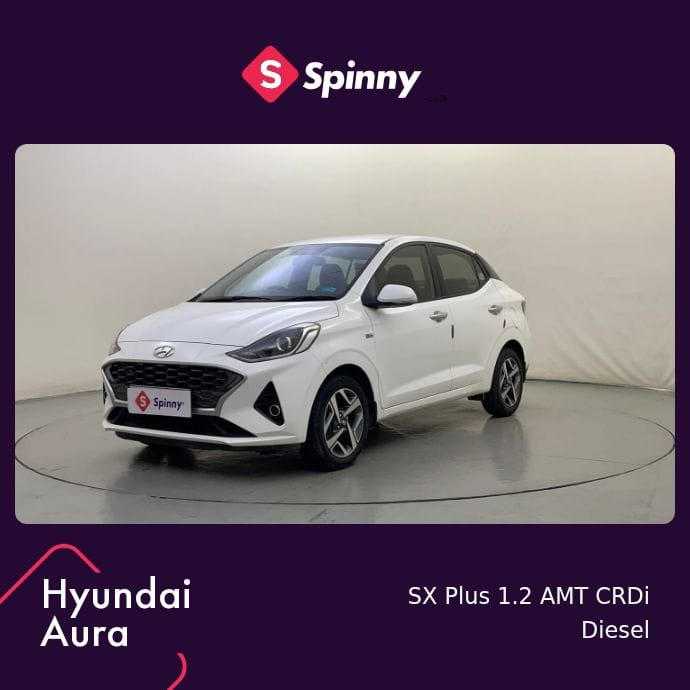 2022 Hyundai Aura SX Plus 1.2 AMT CRDi