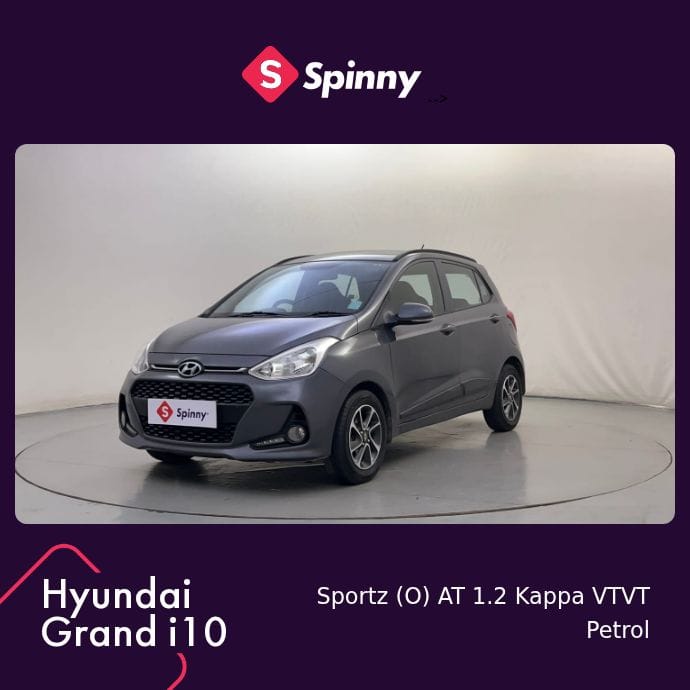 2017 Hyundai Grand i10 Sportz (O) AT 1.2 Kappa VTVT 2017 Hyundai Grand i10 Sportz (O) AT 1.2 Kappa VTVT