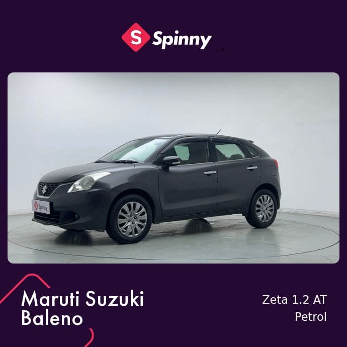 2017 Maruti Suzuki Baleno Zeta 1.2 AT