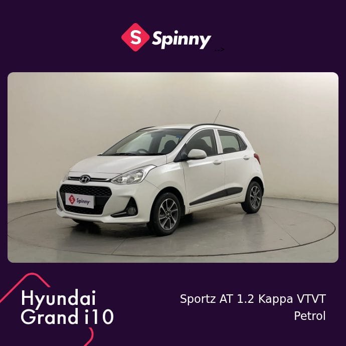 2018 Hyundai Grand i10 Sportz AT 1.2 Kappa VTVT 2018 Hyundai Grand i10 Sportz AT 1.2 Kappa VTVT