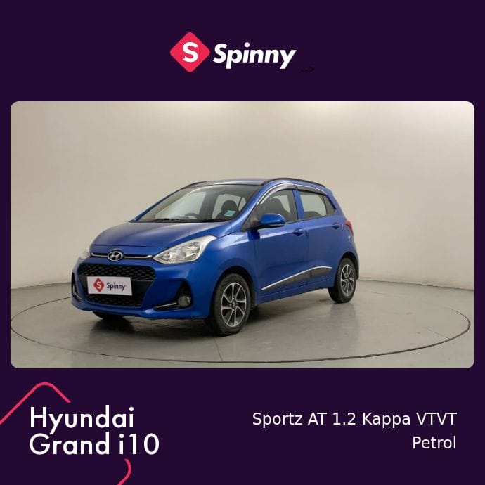 2018 Hyundai Grand i10 Sportz AT 1.2 Kappa VTVT