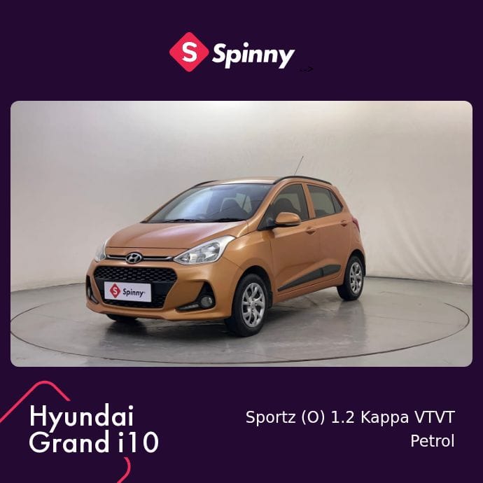 2017 Hyundai Grand i10 Sportz (O) 1.2 Kappa VTVT 2017 Hyundai Grand i10 Sportz (O) 1.2 Kappa VTVT