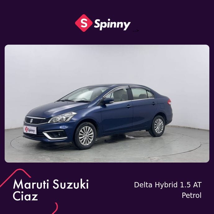 2019 Maruti Suzuki Ciaz Delta Hybrid 1.5 AT 2019 Maruti Suzuki Ciaz Delta Hybrid 1.5 AT