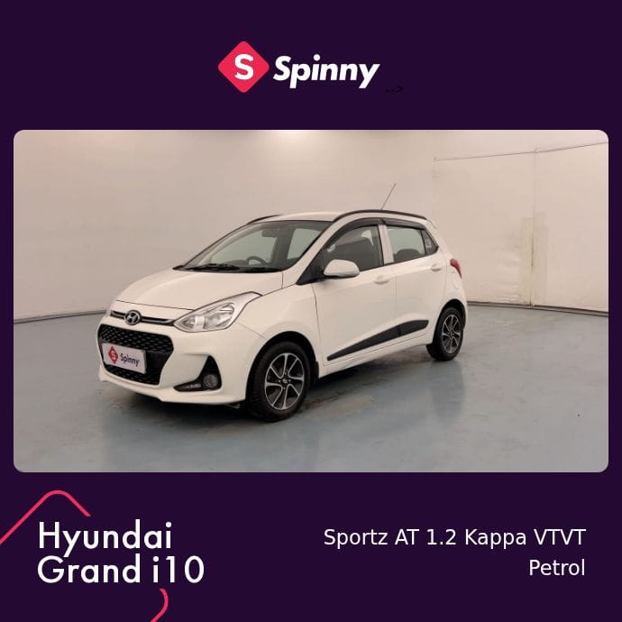 2018 Hyundai Grand i10 Sportz AT 1.2 Kappa VTVT 2018 Hyundai Grand i10 Sportz AT 1.2 Kappa VTVT
