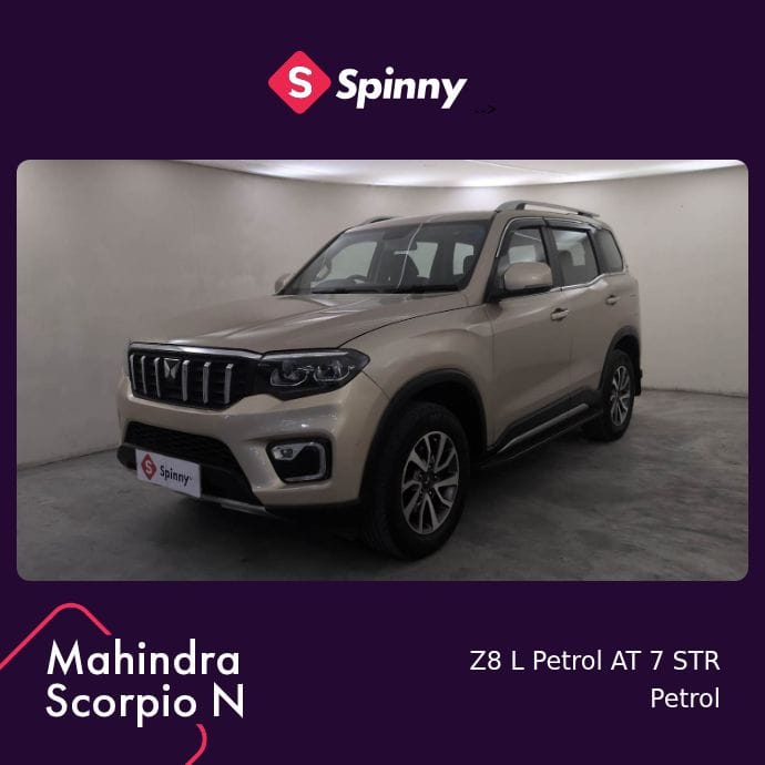 2022 Mahindra Scorpio N Z8 L Petrol AT 7 STR 2022 Mahindra Scorpio N Z8 L Petrol AT 7 STR