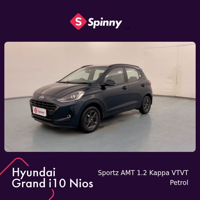 2022 Hyundai Grand i10 Nios Sportz AMT 1.2 Kappa VTVT 2022 Hyundai Grand i10 Nios Sportz AMT 1.2 Kappa VTVT