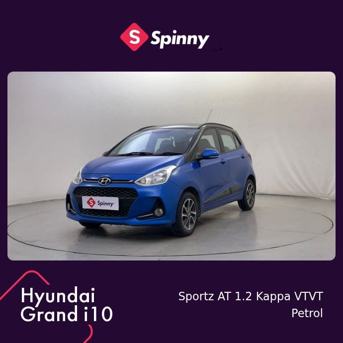 2018 Hyundai Grand i10 Sportz AT 1.2 Kappa VTVT 2018 Hyundai Grand i10 Sportz AT 1.2 Kappa VTVT