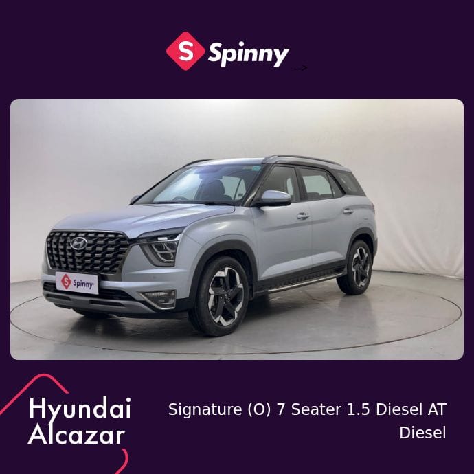 2022 Hyundai Alcazar Signature (O) 7 Seater 1.5 Diesel AT 2022 Hyundai Alcazar Signature (O) 7 Seater 1.5 Diesel AT