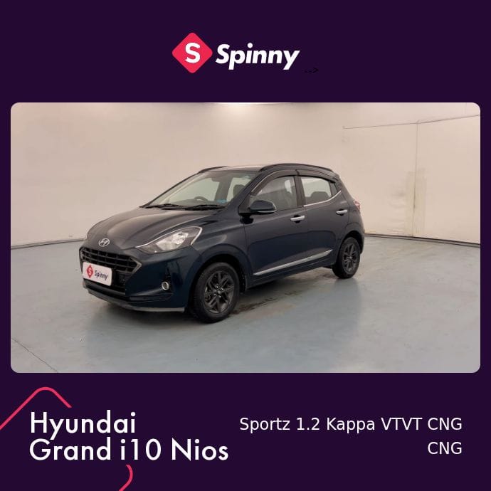 2022 Hyundai Grand i10 Nios Sportz 1.2 Kappa VTVT CNG 2022 Hyundai Grand i10 Nios Sportz 1.2 Kappa VTVT CNG
