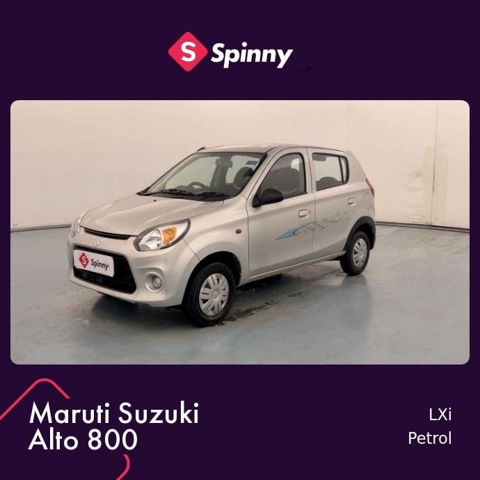 2018 Maruti Suzuki Alto 800 LXi 2018 Maruti Suzuki Alto 800 LXi