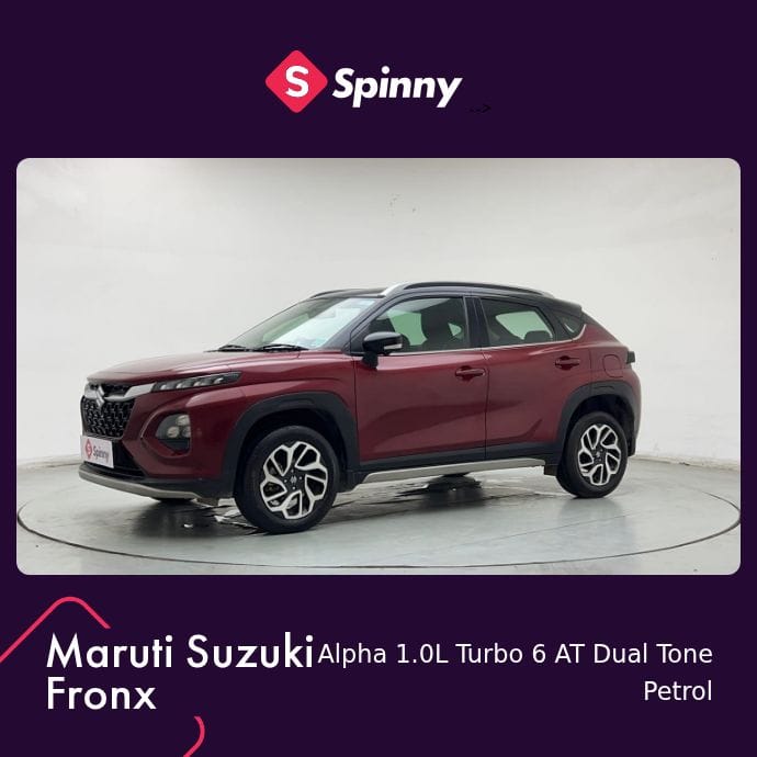 2024 Maruti Suzuki Fronx Alpha 1.0L Turbo 6 AT Dual Tone 2024 Maruti Suzuki Fronx Alpha 1.0L Turbo 6 AT Dual Tone