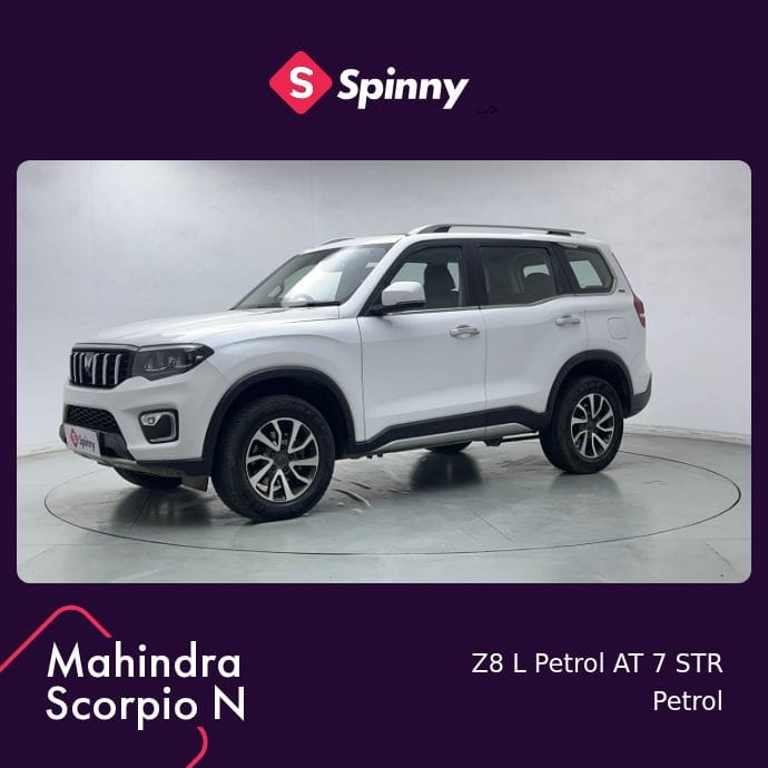 2022 Mahindra Scorpio N Z8 L Petrol AT 7 STR