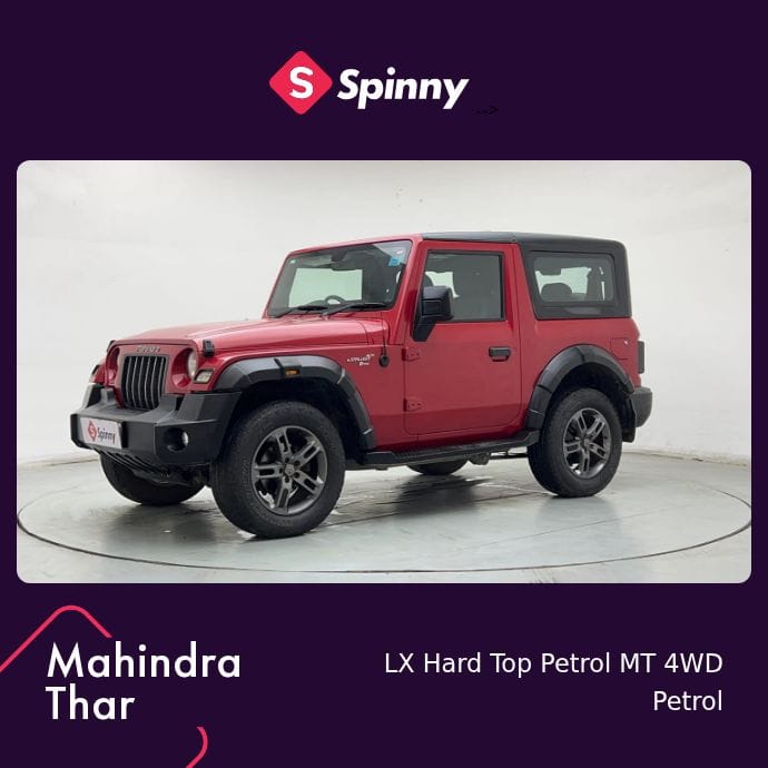 2022 Mahindra Thar LX Hard Top Petrol MT 4WD