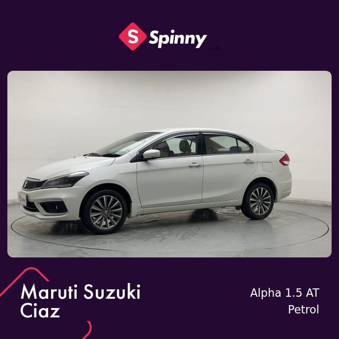 2022 Maruti Suzuki Ciaz Alpha 1.5 AT 2022 Maruti Suzuki Ciaz Alpha 1.5 AT