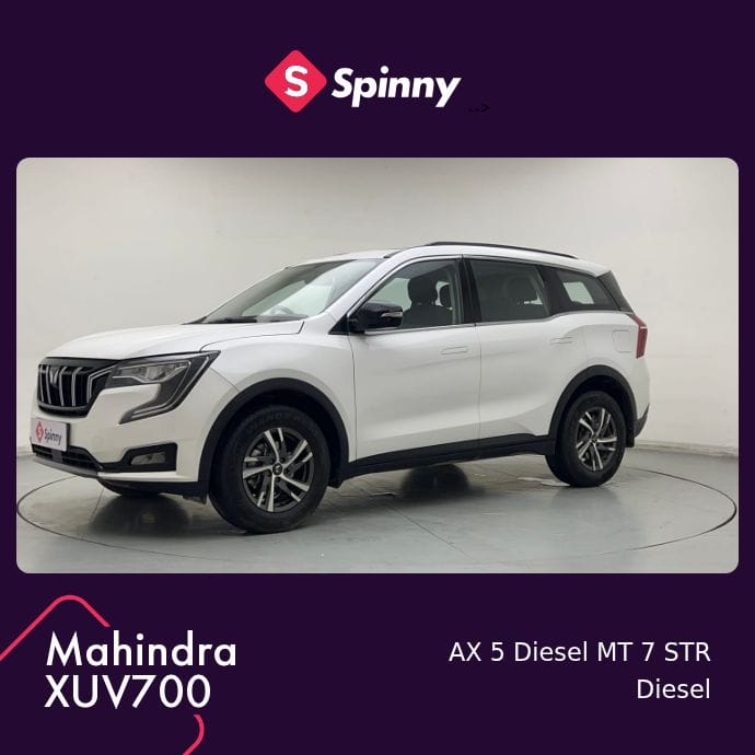 2023 Mahindra XUV700 AX 5 Diesel MT 7 STR 2023 Mahindra XUV700 AX 5 Diesel MT 7 STR