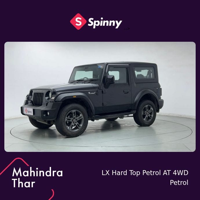 2023 Mahindra Thar LX Hard Top Petrol AT 4WD 2023 Mahindra Thar LX Hard Top Petrol AT 4WD