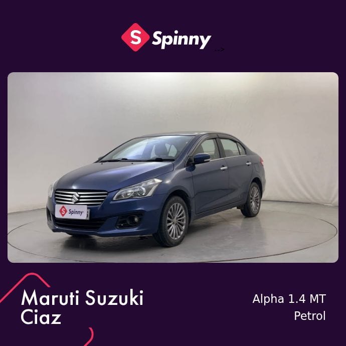 2017 Maruti Suzuki Ciaz Alpha 1.4 MT 2017 Maruti Suzuki Ciaz Alpha 1.4 MT