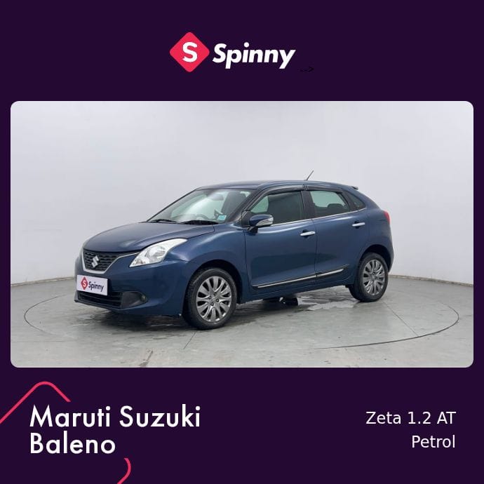 2017 Maruti Suzuki Baleno Zeta 1.2 AT 2017 Maruti Suzuki Baleno Zeta 1.2 AT