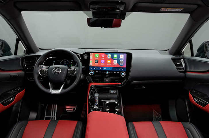New Lexus NX interior DASHBOARD VIEW