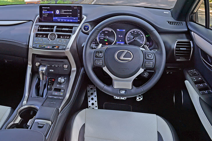 New Lexus NX interior STEERING VIEW
