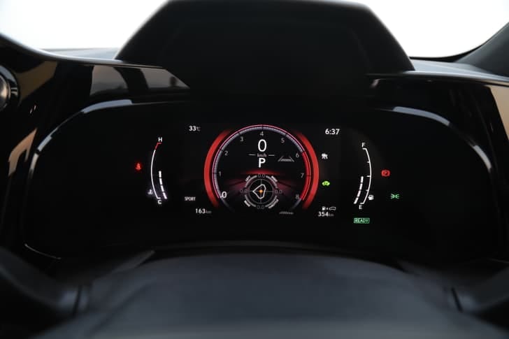 New Lexus NX interior CLUSTERMETER VIEW