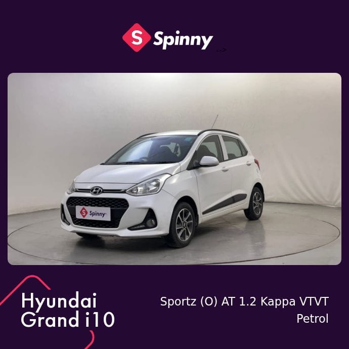 2017 Hyundai Grand i10 Sportz (O) AT 1.2 Kappa VTVT 2017 Hyundai Grand i10 Sportz (O) AT 1.2 Kappa VTVT