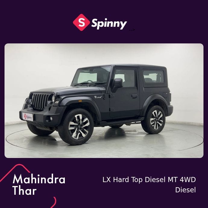 2023 Mahindra Thar LX Hard Top Diesel MT 4WD 2023 Mahindra Thar LX Hard Top Diesel MT 4WD