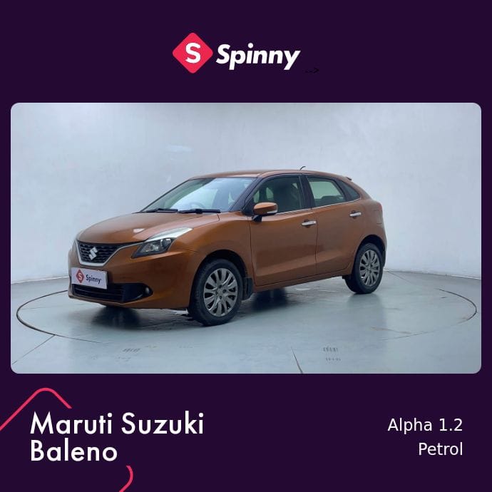 2017 Maruti Suzuki Baleno Alpha 1.2 2017 Maruti Suzuki Baleno Alpha 1.2