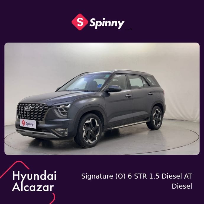 2022 Hyundai Alcazar Signature (O) 6 STR 1.5 Diesel AT 2022 Hyundai Alcazar Signature (O) 6 STR 1.5 Diesel AT