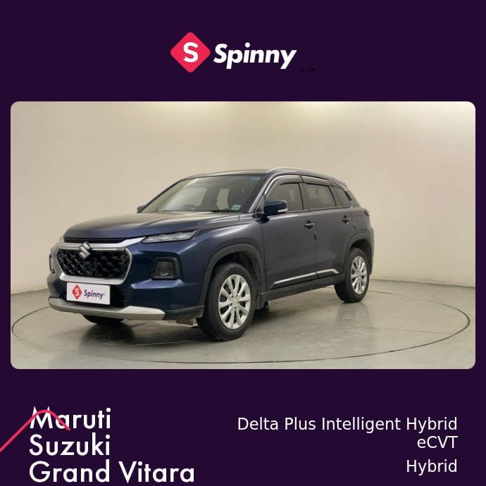 2025 Maruti Suzuki Grand Vitara Delta Plus Intelligent Hybrid eCVT 2025 Maruti Suzuki Grand Vitara Delta Plus Intelligent Hybrid eCVT