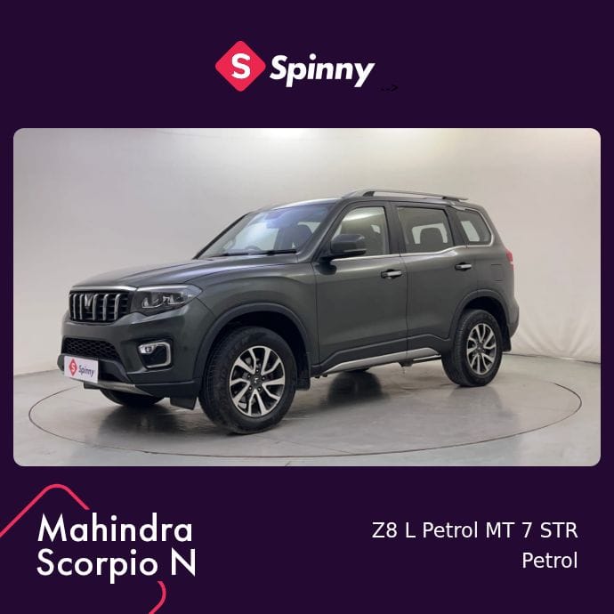 2022 Mahindra Scorpio N Z8 L Petrol MT 7 STR 2022 Mahindra Scorpio N Z8 L Petrol MT 7 STR