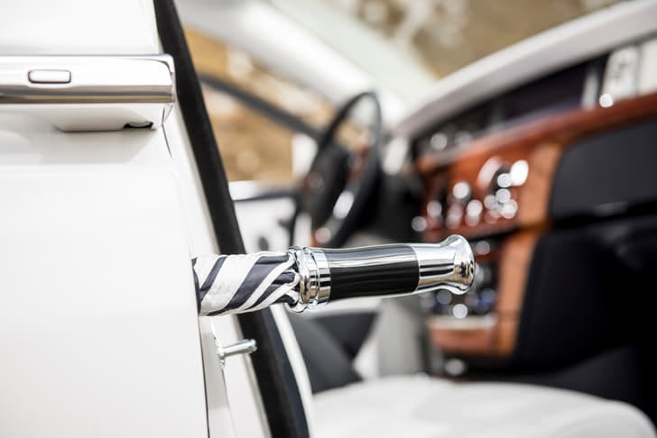 New Rolls-Royce Phantom interior PEDALS VIEW
