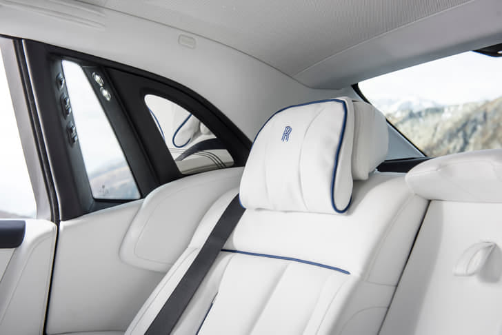 New Rolls-Royce Phantom interior RIGHT FRONT DOOR OPEN VIEW