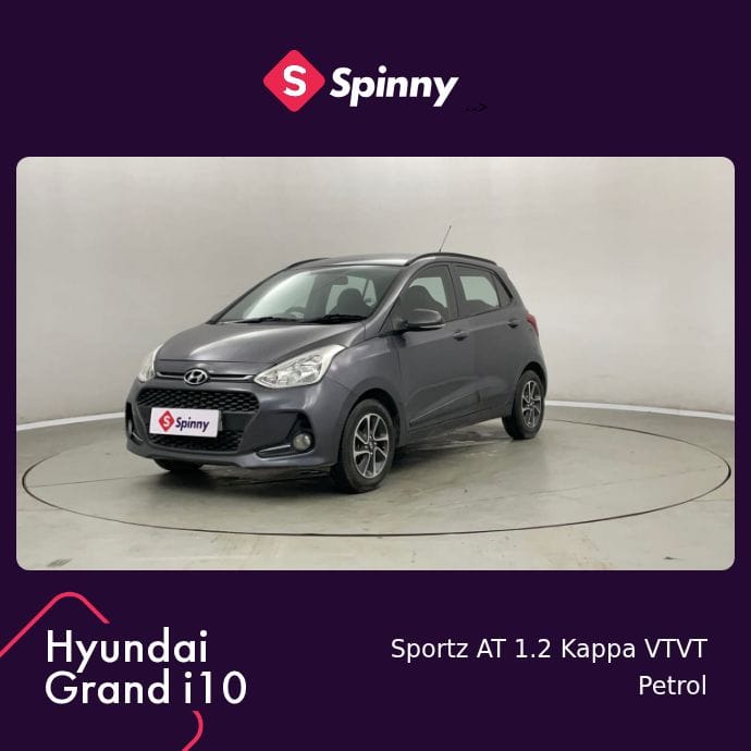 2018 Hyundai Grand i10 Sportz AT 1.2 Kappa VTVT