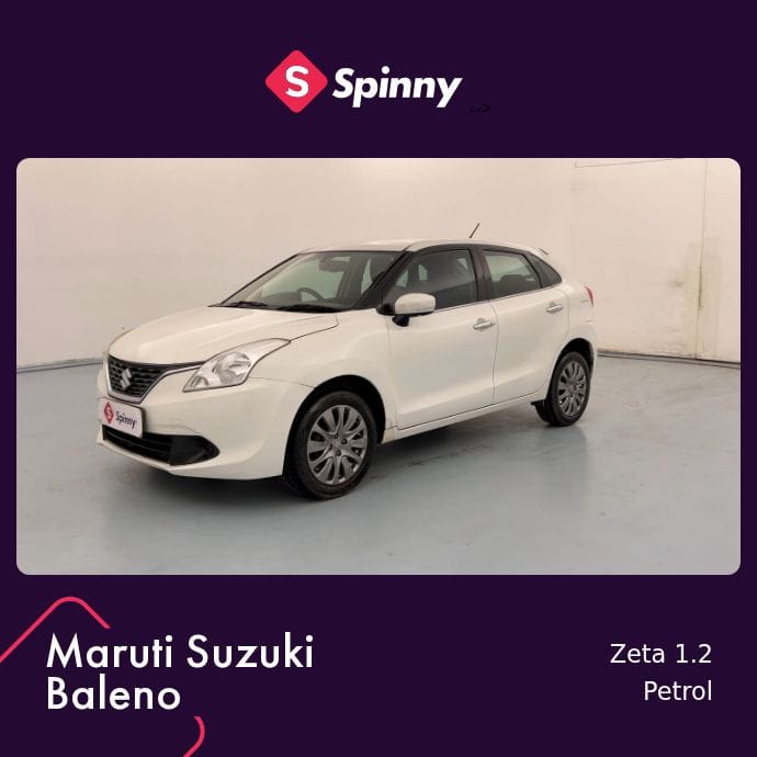 2018 Maruti Suzuki Baleno Zeta 1.2