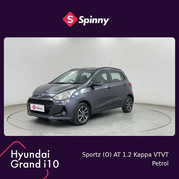 2017 Hyundai Grand i10 Sportz (O) AT 1.2 Kappa VTVT