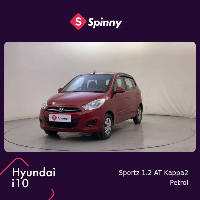 2012 Hyundai i10 Sportz 1.2 AT Kappa2