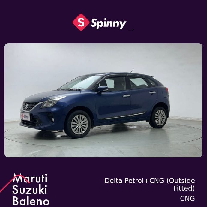2021 Maruti Suzuki Baleno Delta Petrol+CNG (Outside Fitted)