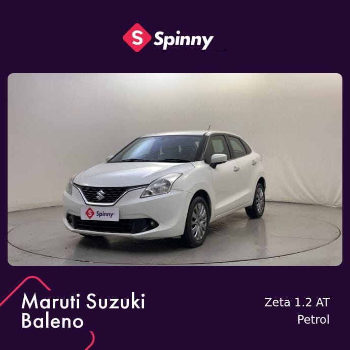 2017 Maruti Suzuki Baleno Zeta 1.2 AT